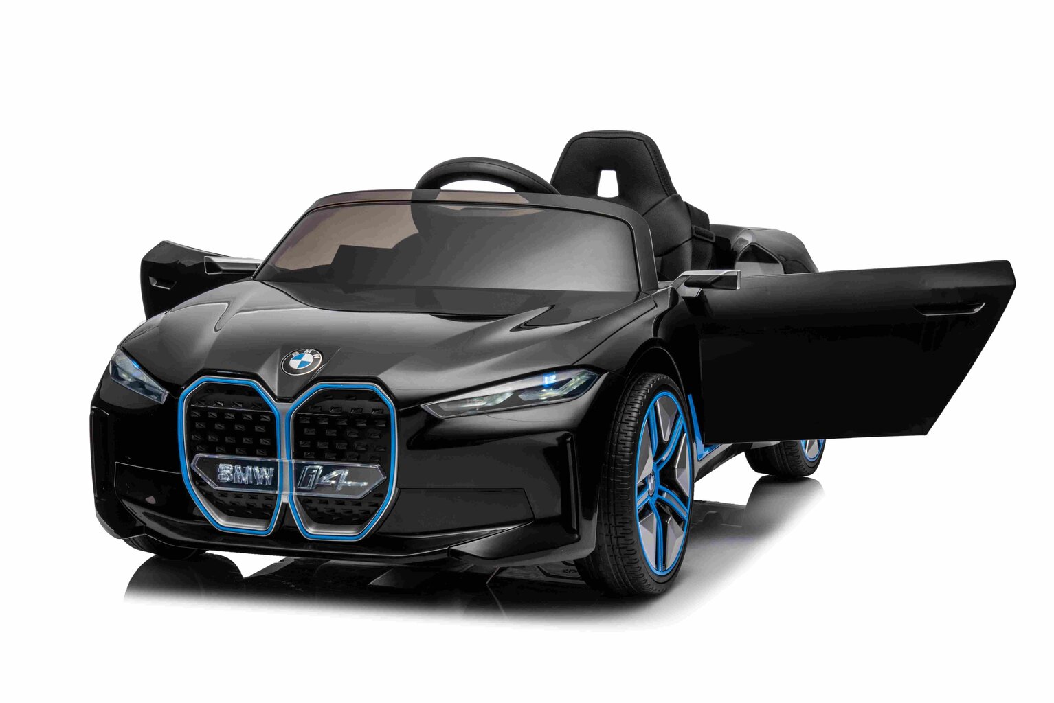 BMW I4 kauko-ohjattava auto, musta hinta ja tiedot | Poikien lelut | hobbyhall.fi