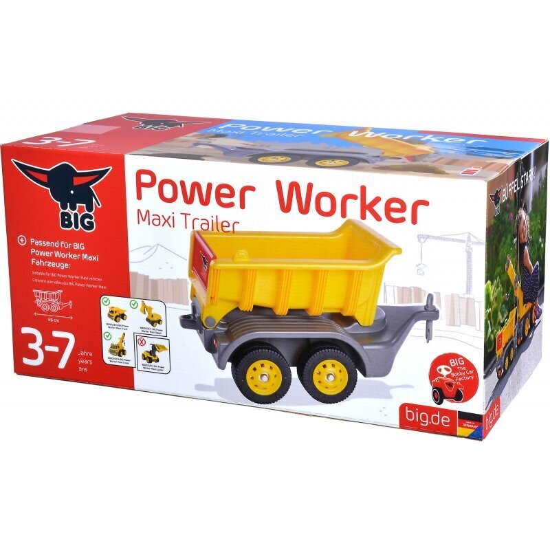 BIG Power Worker Maxi moottorikelkkavaunu hinta ja tiedot | Vauvan lelut | hobbyhall.fi