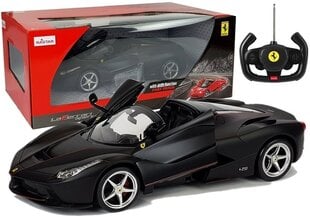 R/C Ferrari Aperta Rastar 1:14 kauko-ohjattava auto, musta hinta ja tiedot | Poikien lelut | hobbyhall.fi