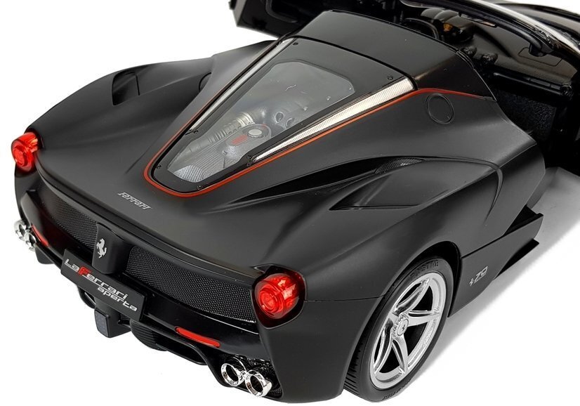 R/C Ferrari Aperta Rastar 1:14 kauko-ohjattava auto, musta hinta ja tiedot | Poikien lelut | hobbyhall.fi