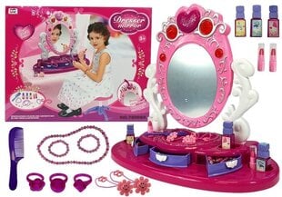 Vaaleanpunainen kosmetiikkapöytä, jossa on ääniä ja valoja hinta ja tiedot | Tyttöjen lelut | hobbyhall.fi