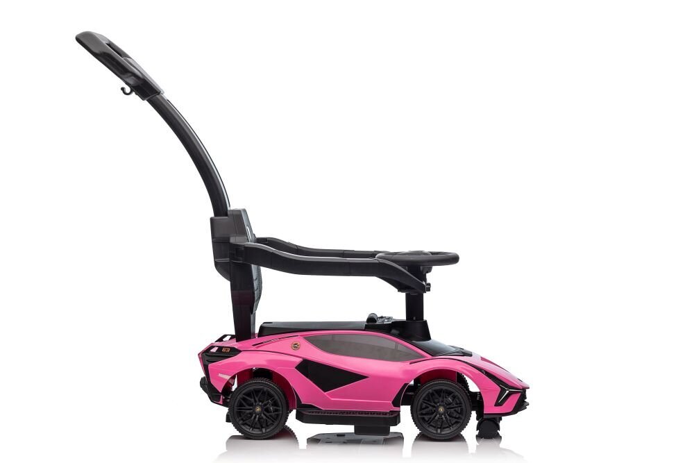 Lamborghini QLS-996T potkuauto, vaaleanpunainen hinta ja tiedot | Vauvan lelut | hobbyhall.fi