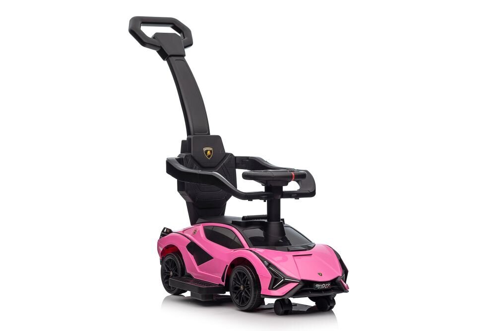 Lamborghini QLS-996T potkuauto, vaaleanpunainen hinta ja tiedot | Vauvan lelut | hobbyhall.fi