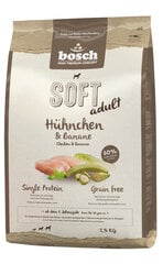 Koiran kuivaruoka Bosch HPC Soft + kana & banaani viljaton (yksi proteiini) 2,5 kg hinta ja tiedot | Bosch Petfood  Plus Lemmikit | hobbyhall.fi