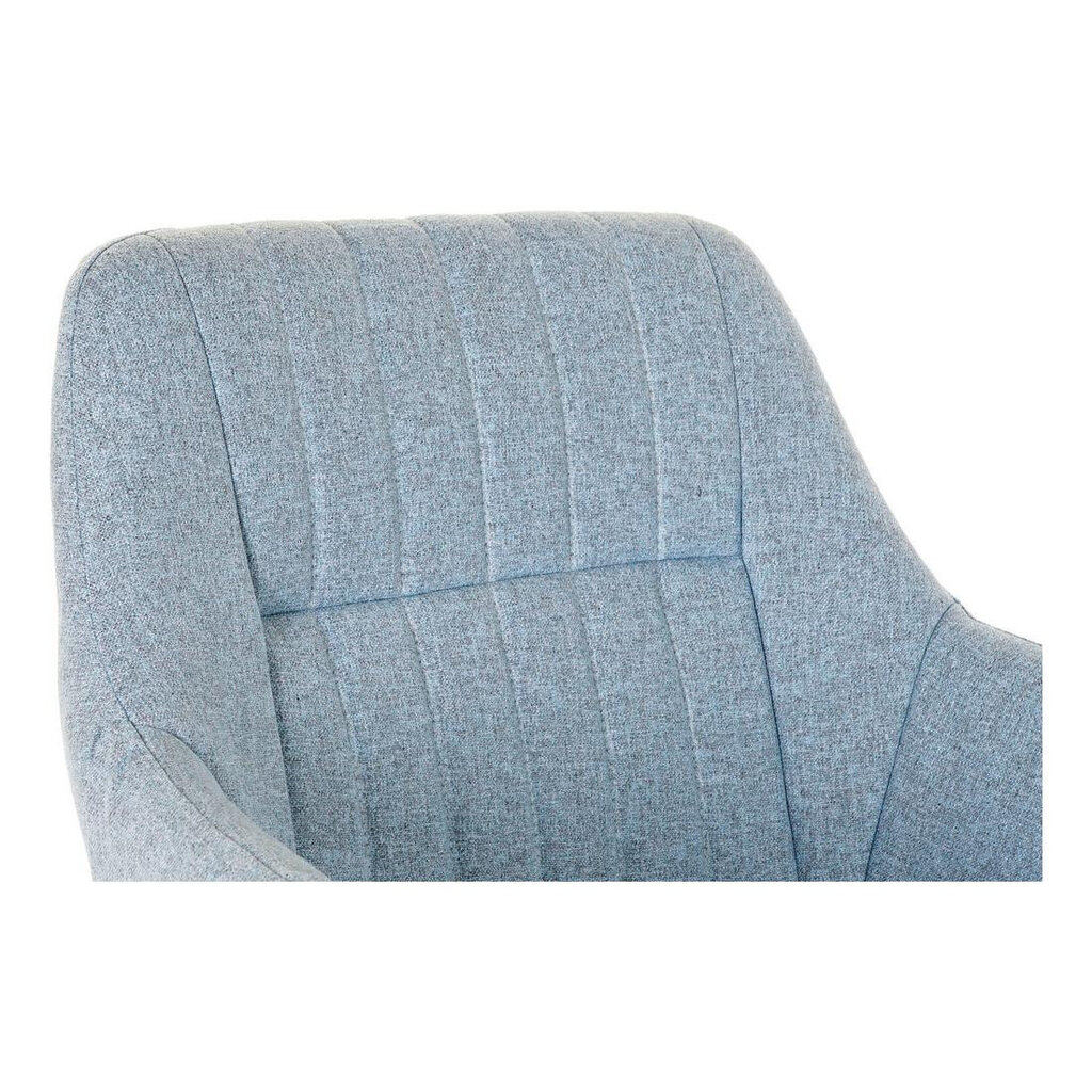 Tuoli DKD Home Decor Metalli Polyesteri (58 x 59 x 76 cm) hinta ja tiedot | Ruokapöydän tuolit | hobbyhall.fi