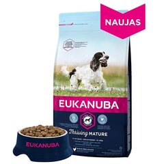 Eukanuba kuivaruoka tuoreella broilerin lihalla keskikokoisille koirille yli 7 vuotta 15 kg hinta ja tiedot | Eukanuba Lemmikit | hobbyhall.fi