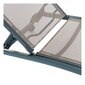 Aurinkotuolit DKD Home Decor Renkailla Harmaa PVC Alumiini (187,5 x 64 x 97 cm) hinta ja tiedot | Aurinkotuolit | hobbyhall.fi