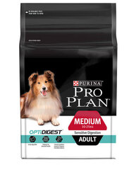 Kuivaruoka koirille Pro Plan Medium Adult Sensitive Digestion, 14 kg hinta ja tiedot | Pro Plan Lemmikit | hobbyhall.fi