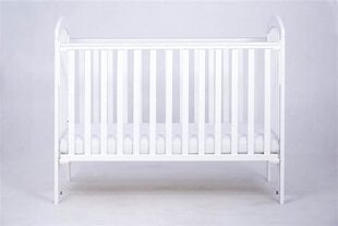 Vauvansänky 124x65x103 cm, valkoinen hinta ja tiedot | Pinnasängyt | hobbyhall.fi
