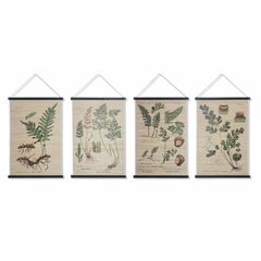 Kangas DKD Home Decor Gėlės 60 x 2 x 90 cm Cottage (4 Kappaletta) hinta ja tiedot | Taulut | hobbyhall.fi