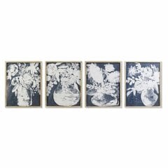 Maalaus DKD Home Decor 55 x 2 x 70 cm Maljakko Shabby Chic (4 Kappaletta) hinta ja tiedot | Taulut | hobbyhall.fi