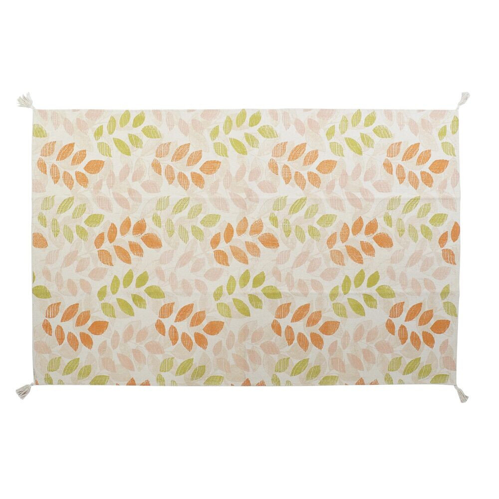 Matto DKD Home Decor Beige Monivärinen Kasvien lehtiä (160 x 230 x 1 cm) hinta ja tiedot | Isot matot | hobbyhall.fi