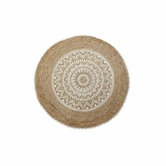 Matto DKD Home Decor Ruskea Mandala (120 x 120 x 0,75 cm) hinta ja tiedot | Isot matot | hobbyhall.fi