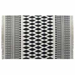 Matto DKD Home Decor Musta Valkoinen (160 x 250 x 0,7 cm) hinta ja tiedot | Isot matot | hobbyhall.fi