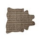 Matto DKD Home Decor 160 x 150 x 2 cm Ruskea Polyesteri Africa Mix -tyylinen Tummanruskea Viidakko hinta ja tiedot | Isot matot | hobbyhall.fi