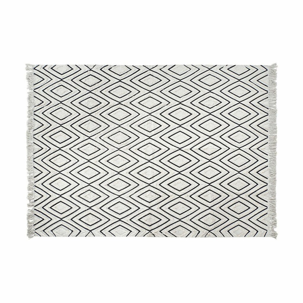 Matto DKD Home Decor Musta Valkoinen (120 x 180 x 1 cm) hinta ja tiedot | Isot matot | hobbyhall.fi