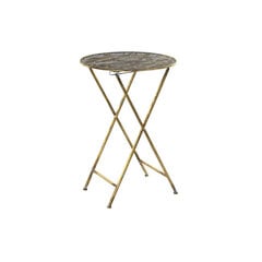 Sivupöytä DKD Home Decor Metalli Valkoinen Metallinen Arabi (48 x 48 x 70,5 cm) hinta ja tiedot | Sohvapöydät | hobbyhall.fi