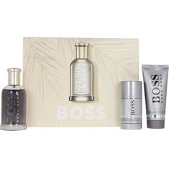 Kosmetiikkasetti Hugo Boss miehille: hajuvesi EDP, 100 ml + deodorantti, 75 ml + suihkugeeli, 100 ml hinta ja tiedot | Suihkusaippuat ja suihkugeelit | hobbyhall.fi