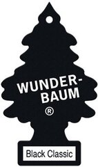 Auton ilmanraikastin Wunder-Baum Black Classic hinta ja tiedot | Ilmanraikastimet autoon | hobbyhall.fi