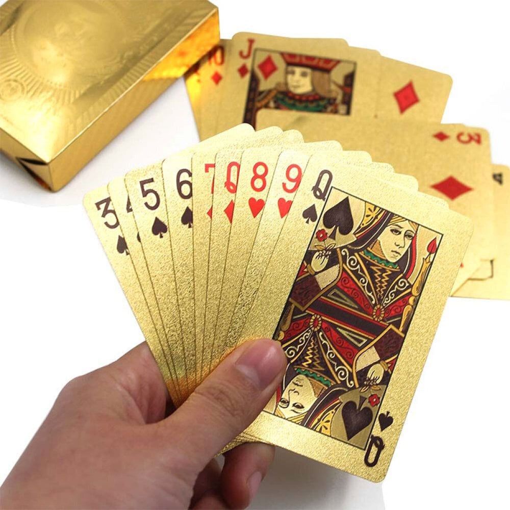 Kullatut pelikortit hinta ja tiedot | Korttipelit, pokeri | hobbyhall.fi