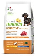 Koiran kuivaruoka karitsalla Natural Trainer Sensitive No Gluten pienille ja erittäin pienille koiraroduille, 2 kg hinta ja tiedot | Koiran kuivaruoka | hobbyhall.fi