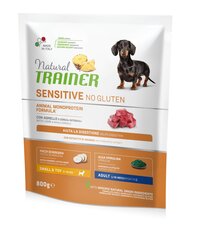 Natural Trainer Sensitive No Gluten - karitsan makuinen koiran kuivaruoka pienille ja erittäin pienille koiraroduille, 0,8 kg hinta ja tiedot | Koiran kuivaruoka | hobbyhall.fi