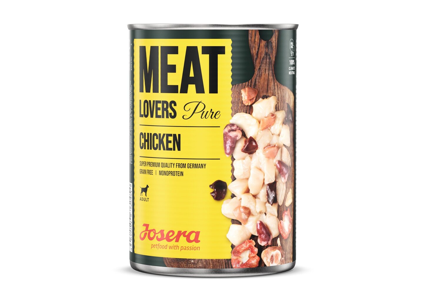 Josera MeatLOvers aikuisille Pure Chicken, 400g hinta ja tiedot | Koiran märkäruoka | hobbyhall.fi