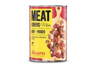 Josera MeatLovers aikuisille Naudanliha & Peruna, 400g hinta ja tiedot | Koiran märkäruoka | hobbyhall.fi