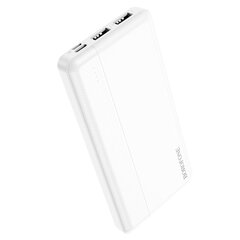 Borofone Power Bank 10000mAh BJ24 - 2xUSB - valkoinen hinta ja tiedot | Varavirtalähteet | hobbyhall.fi