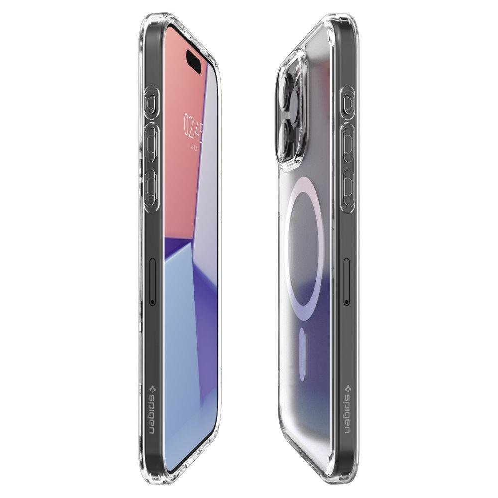 Spigen Ultra Hybrid MagSafe, frost clear - iPhone 15 Pro Max hinta ja tiedot | Puhelimen kuoret ja kotelot | hobbyhall.fi