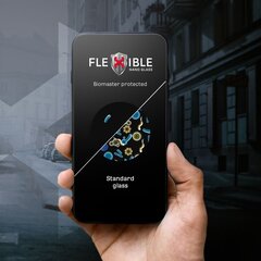 Forcell Flexible Nano Lasi 5D iPhone 15 Pro musta hinta ja tiedot | Näytönsuojakalvot ja -lasit | hobbyhall.fi