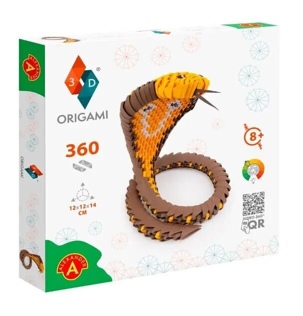 Origami 3D - Cobra hinta ja tiedot | Kehittävät lelut | hobbyhall.fi