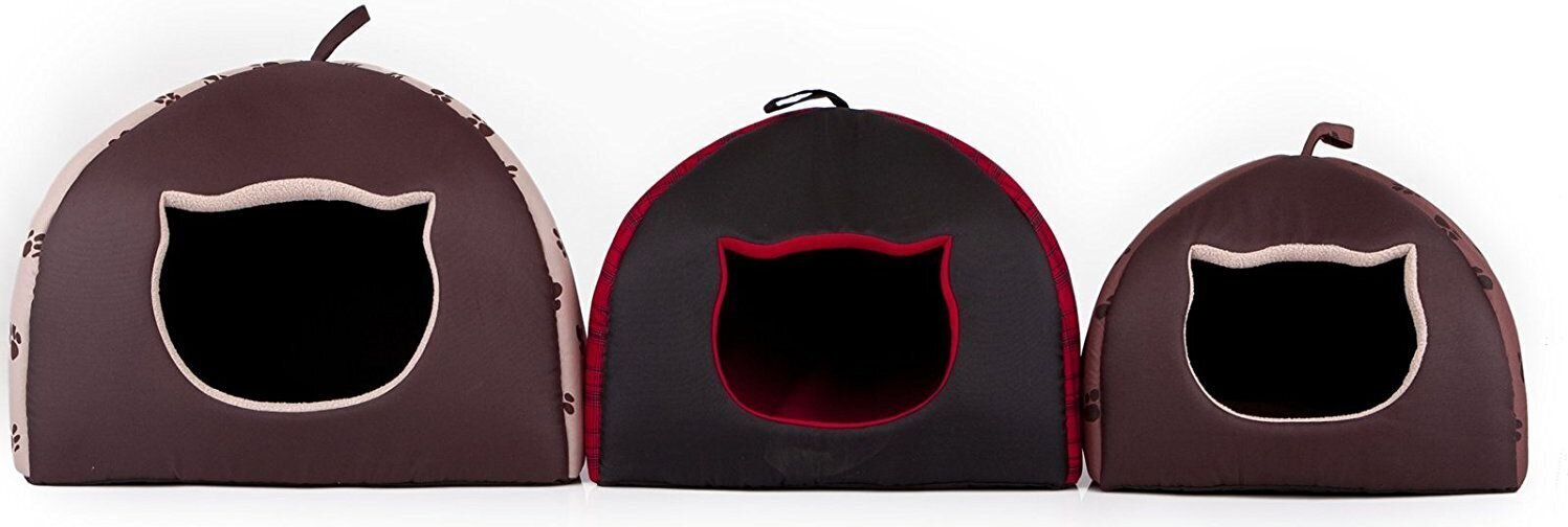 Nest Hobbydog Igloo R3, 49x49x40 cm, ruskea hinta ja tiedot | Pedit ja pesät | hobbyhall.fi