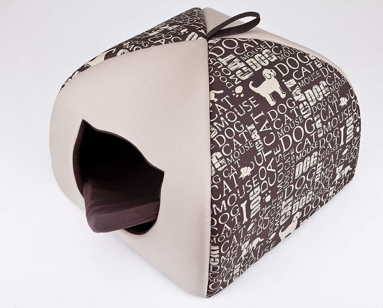 Hibbydog koiran pesä Igloo, 38x38x30 cm, ruskea hinta ja tiedot | Pedit ja pesät | hobbyhall.fi