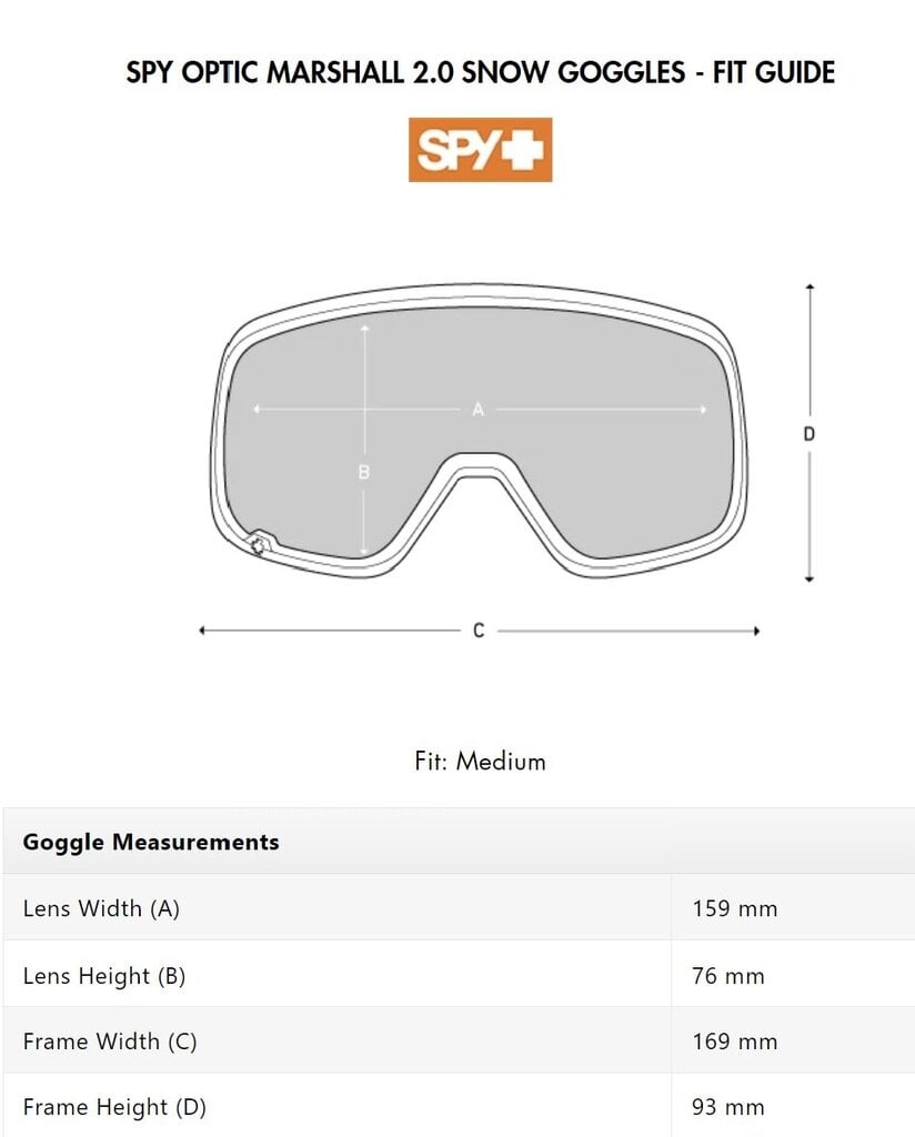 Laskettelulasit Spy Optic Marshall 2.0, Sand - Ruskeat + Lisälinssi hinta ja tiedot | Laskettelulasit | hobbyhall.fi