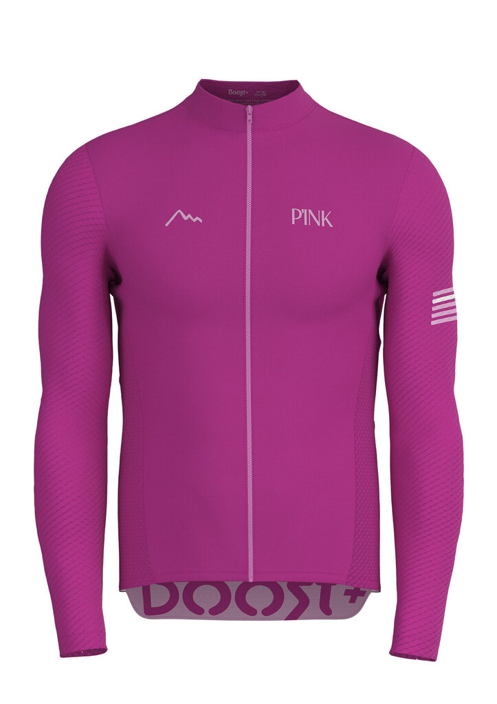 Pink Boost+ 2.0 pitkähihainen pyöräilypaita hinta ja tiedot | Vaatteet polkupyöräilyyn | hobbyhall.fi