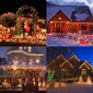 Joulukuusen lämpimät valkoiset jouluvalot, 300 LEDiä, 8 toimintoa hinta ja tiedot | Jouluvalot | hobbyhall.fi