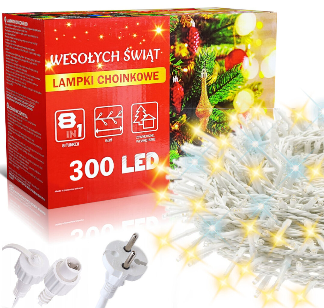 Joulukuusenvalot 300 LED hinta ja tiedot | Jouluvalot | hobbyhall.fi
