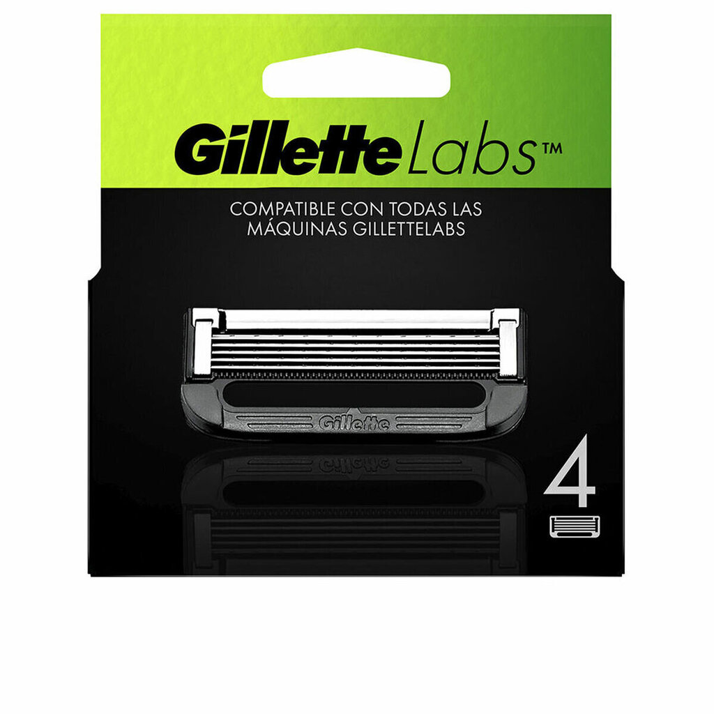 Partakoneen päät Gillette Skincare Labs, 4 kpl. hinta ja tiedot | Parranajo ja karvanpoisto | hobbyhall.fi