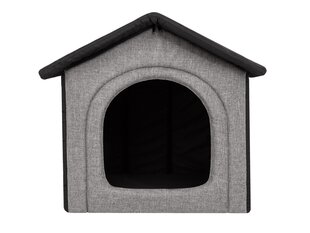 Pesä-talo Hobbydog Inari Vaaleanharmaa Musta, 44x38 cm hinta ja tiedot | Pedit ja pesät | hobbyhall.fi