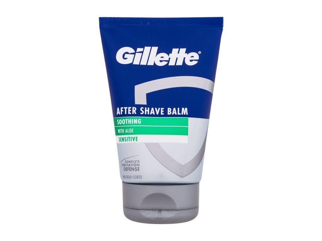 Gillette Sensitive After Shave Balm, 100 ml hinta ja tiedot | Parranajo ja karvanpoisto | hobbyhall.fi