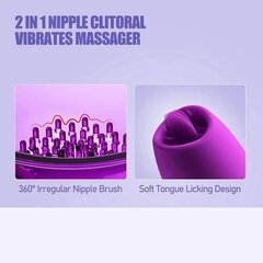 Rintojen ja klitoriksen hierontalaite - vibraattori, kaukosäätimellä varustettuna hinta ja tiedot | Penis- ja klitorispumput | hobbyhall.fi