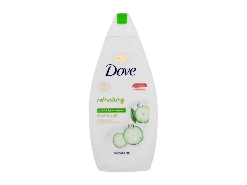 Suihkugeeli Dove Refreshing naisille, 450 ml hinta ja tiedot | Suihkusaippuat ja suihkugeelit | hobbyhall.fi