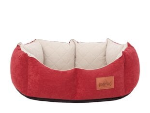 Koiranpesä Hobbydog New York Premium, L, punainen, 60x52 cm hinta ja tiedot | Pedit ja pesät | hobbyhall.fi