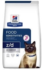 Hill's PD Food Sensitivities z/d kissoille, 1,5 kg hinta ja tiedot | Hill's Lemmikit | hobbyhall.fi