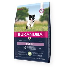 Eukanuba Puppy pienille ja keskikokoisille koirille lammas ja riisi, 2,5 kg hinta ja tiedot | Koiran kuivaruoka | hobbyhall.fi