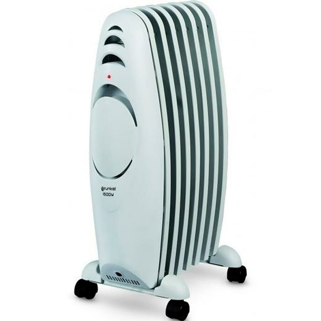 Öljytäytteinen lämpöpatteri (7-lokeroinen) Grunkel RAC-7 Efiheat Valkoinen 1500 W hinta ja tiedot | Lämmittimet | hobbyhall.fi