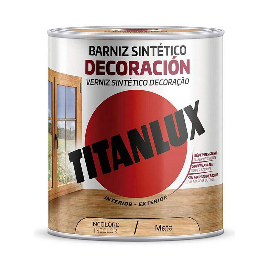 Lakka Titanlux m12100034 750 ml Väritön hinta ja tiedot | Käsityökalut | hobbyhall.fi