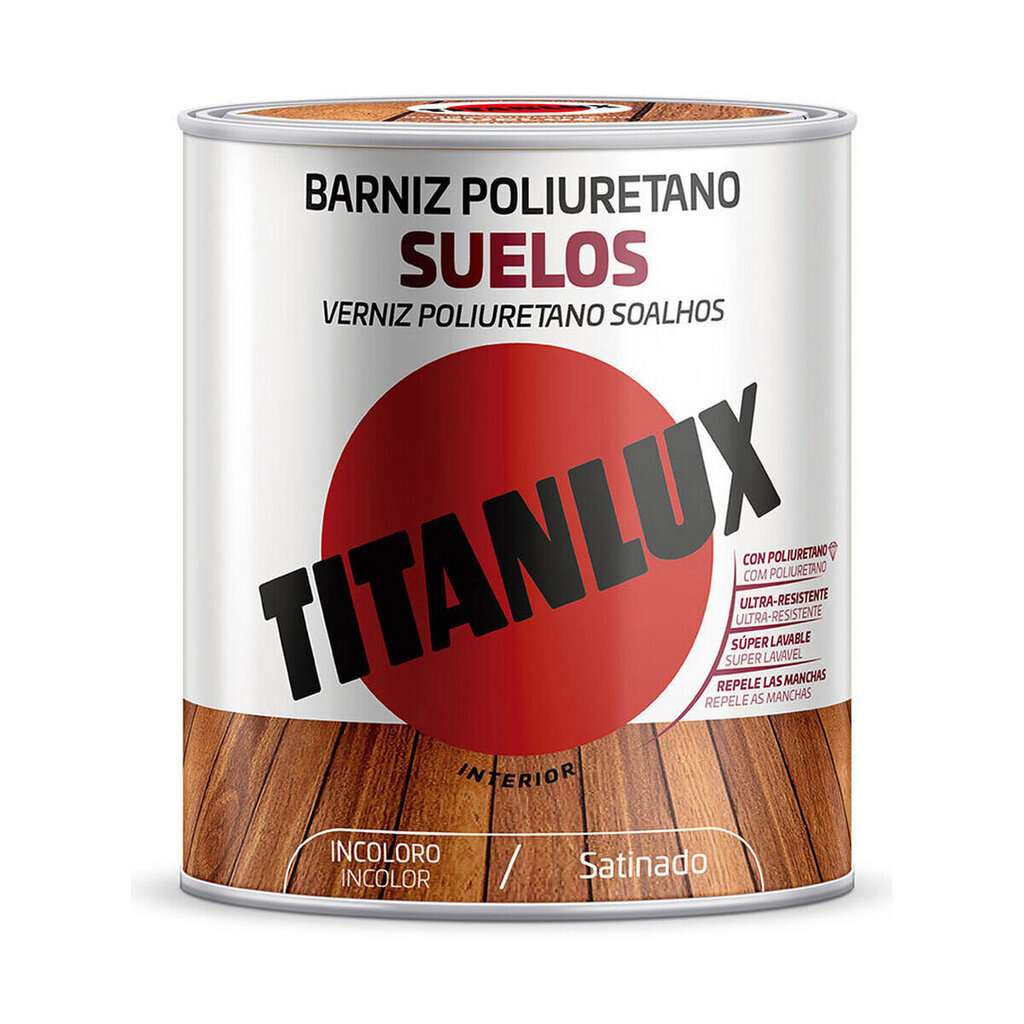 Lakka Titanlux M17100034 750 ml Satiiniviimeistely hinta ja tiedot | Käsityökalut | hobbyhall.fi