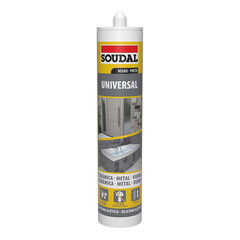 Silikoni Soudal 115926 Universaali Musta 280 ml hinta ja tiedot | Eristeet ja tiivisteet | hobbyhall.fi